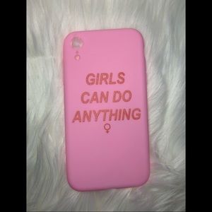 Pink IPhone XR case